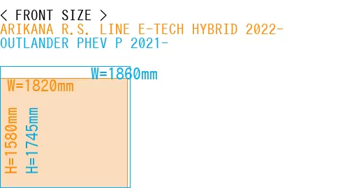 #ARIKANA R.S. LINE E-TECH HYBRID 2022- + OUTLANDER PHEV P 2021-